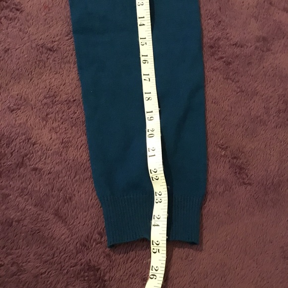 Vintage EUC Lane Bryant Blue Cropped Button Front Long Sleeve Blue Sweater - Picture 9 of 9